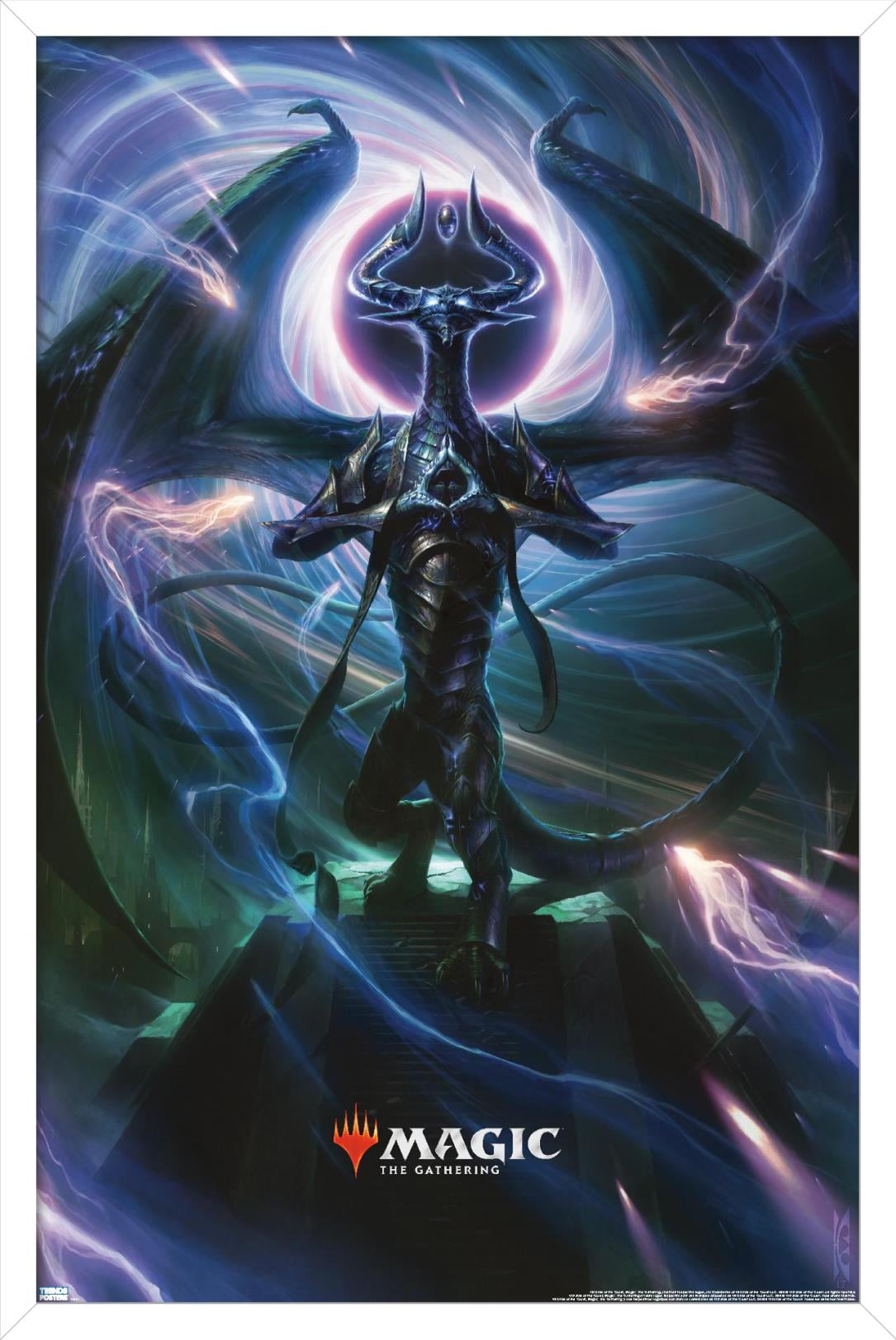 Magic The Gathering - Dragon God Wall Poster, 14.725" x 22.375" Framed