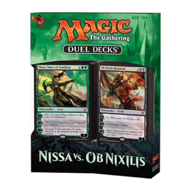 Magic The Gathering: Duel Decks Nissa vs. Ob Nixilis - 2 Decks (120 Cards  Total) - Walmart.com