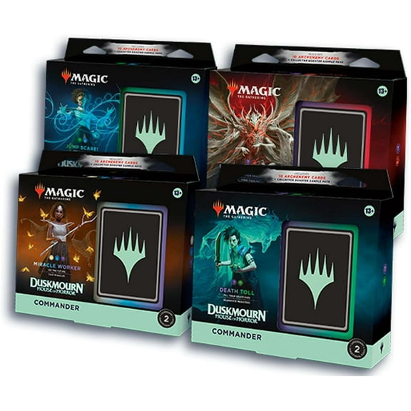 Magic: The Gathering Duskmourn: House of Horrors Set of 4 Commander Decks