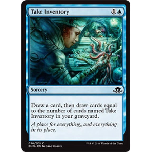 Magic The Gathering Eldritch Moon Take Inventory 076 205 English Ungraded Trading Card