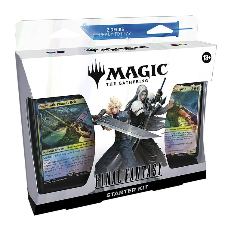 2点セット MAGIC: THE GATHERING FINAL FANTASY MTG FINAL FANTASY STARTER KIT - Walmart.com
