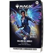 Magic The Gathering Foundations Commander Deck - Calling All Angels - 100-Card Deck + Accessories