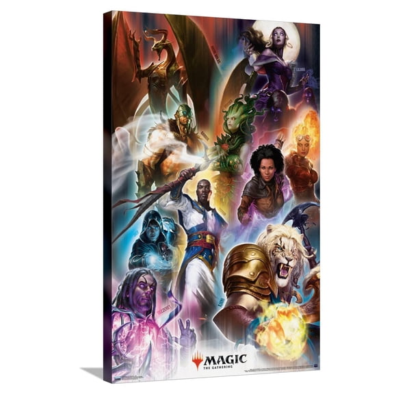Magic: The Gathering - Grid Canvas Wall Poster, 22.375" x 34"