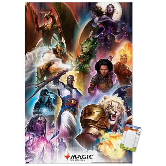 Magic: The Gathering - Grid Wall Poster, 22.375" x 34"