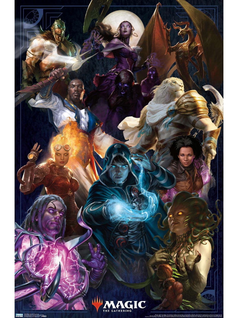 Magic: The Gathering EXPERT LEVEL ポスター Magic: The Gathering - Group Wall Poster, 14.725