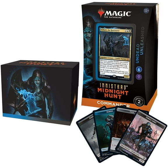 Magic: The Gathering Innistrad: Midnight Hunt Commander Deck - Undead Unleashed (Blue-Black)