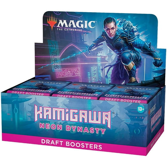 Magic The Gathering Kamigawa: Neon Dynasty Draft Booster Box | 36 Packs (540 Magic Cards)