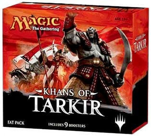 Tarkir Expansion Magic: The Gathering Dragons Of Tarkir Fat Pack - Includes  9 Booster Packs, Land, Box & More Land Pack Deck Boxes