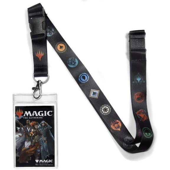 Magic The Gathering Lanyard with Breakaway Clip and ID Holder