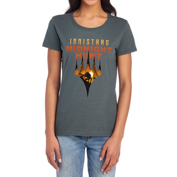Magic The Gathering Logo with Emblem Women's T Shirt, Logo with Emblem, 2X-Large