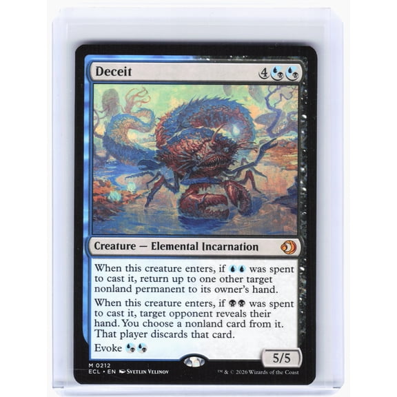 Magic: The Gathering Lorwyn Eclipsed Deceit Mythic Nonfoil Trading Card #212