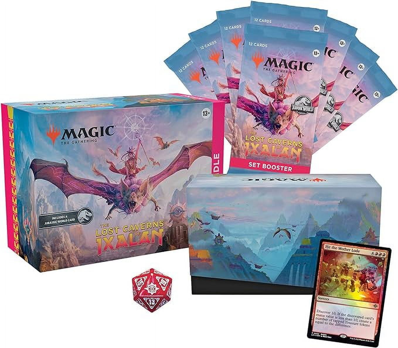 Magic The Gathering Ixalan Lost Caverns Bundle with 8 Set Boosters and MTG Cards, 1.3 lb