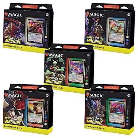 Magic: The Gathering March of the Machine Commander Deck Bundle - Includes all 5 Decks