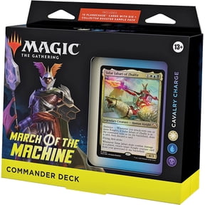 Magic: The Gathering March of the Machine Commander Deck Cavalry Charge + Collector Booster Sample Pack