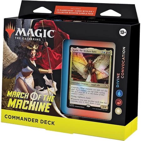 Magic: The Gathering March of the Machine Commander Deck Divine Convocation + Collector Booster Sample Pack