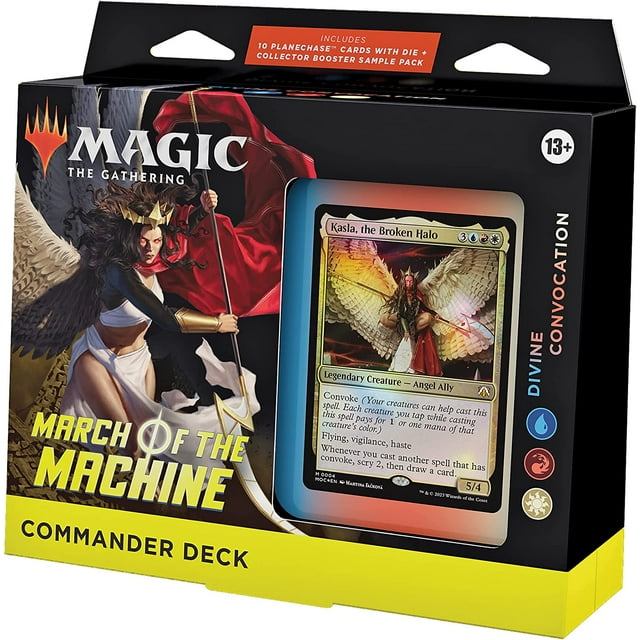 Magic The Gathering March of the Machine Commander Deck Divine Convocation + Collector Booster