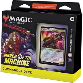 Magic: The Gathering March of the Machine Commander Deck Growing Threat + Collector Booster Sample Pack