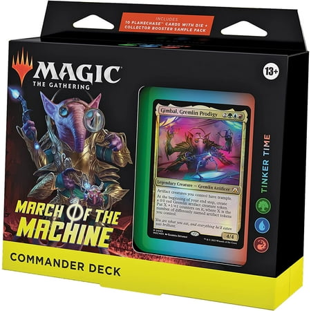 Magic: The Gathering March of the Machine Commander Deck Tinker Time + Collector Booster Sample Pack