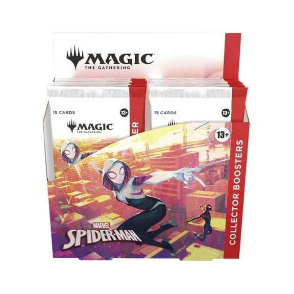 Magic: The Gathering Marvel Spider-Man Collector Booster Box, 12 Packs