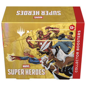 Magic: The Gathering Trading Card Games Marvel Super Heroes Collector Booster Display