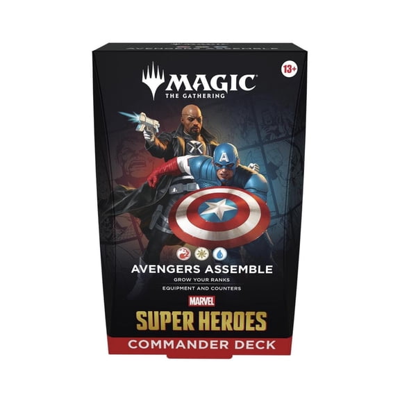 Magic: The Gathering Marvel Super Heroes Commander Deck - Avengers Assemble  Ready-to-Play Card