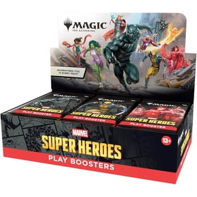 Magic: The Gathering | Marvel Super Heroes Play Booster Box | 30 Packs | Collectible Trading Card Game