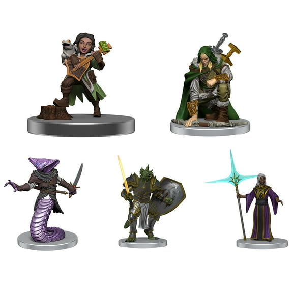 Magic: The Gathering Miniatures: Adventures in the Forgotten Realms - Adventuring Party Starter - Pre-Painted Figure Set