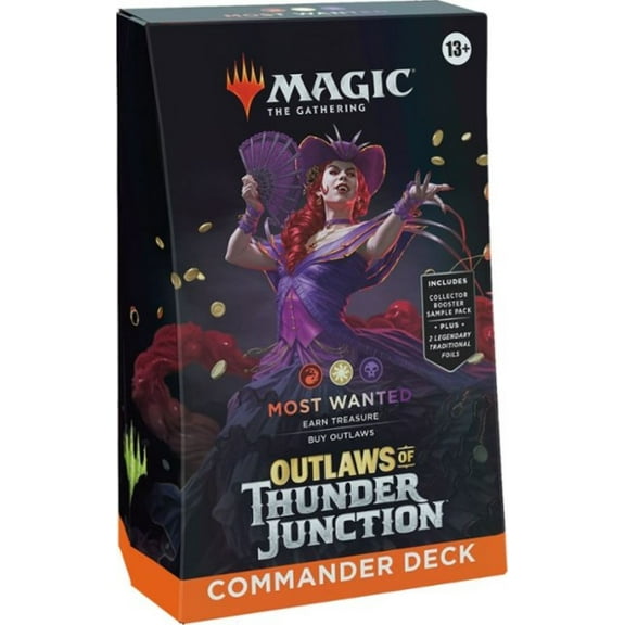 Magic: The Gathering Outlaws Thunder Junction Commander Deck - Most Wanted