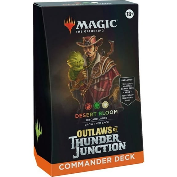 Magic: The Gathering Outlaws of Thunder Junction Commander Deck - Desert Bloom