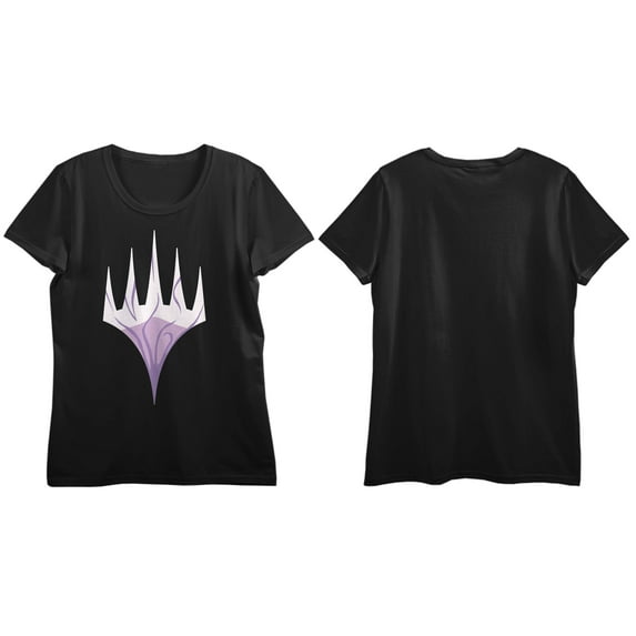 Magic The Gathering Planeswalker Symbol Juniors Black T-shirt-Medium