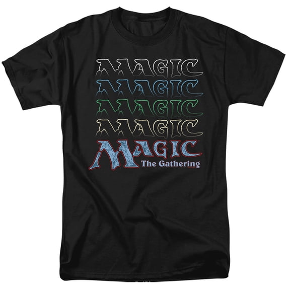 Magic The Gathering Retro Logo Repeat Unisex Adult T Shirt For Men And Women