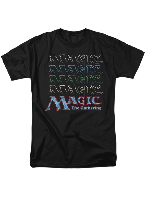 Magic The Gathering Retro Logo Repeat Unisex Adult T Shirt For Men And Women