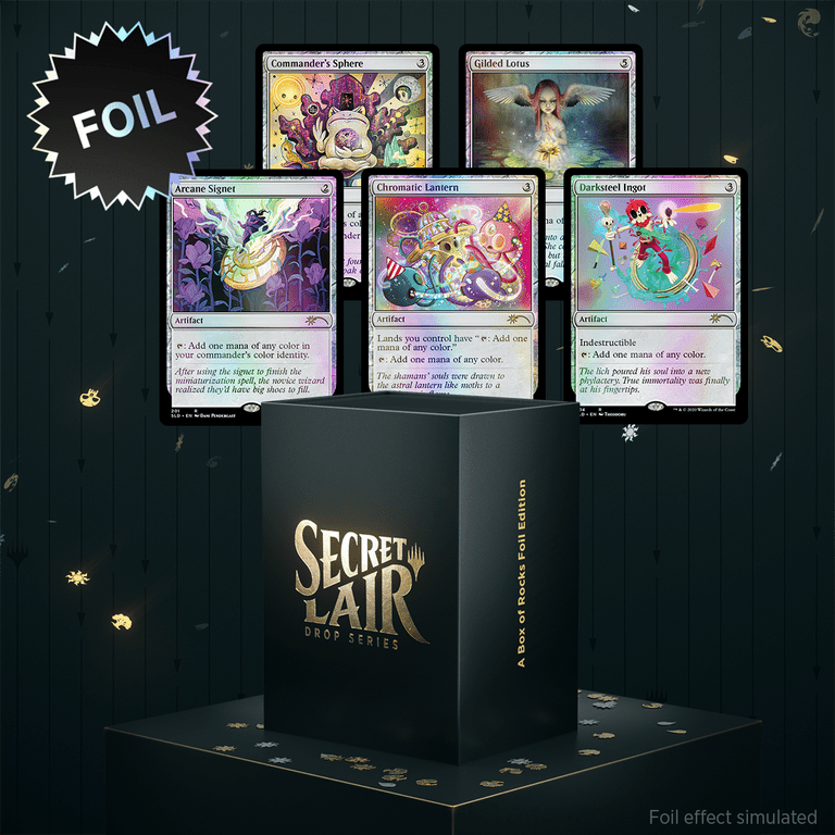 MTG Secret Lair A Box of Rocks Foil 新品 Wizards of the Coast Magic: The Gathering Secret Lair