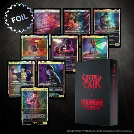 Magic: The Gathering TCG - Secret Lair Drop Series - Stranger Things - Foil Edition [Card Game, 2 Players]