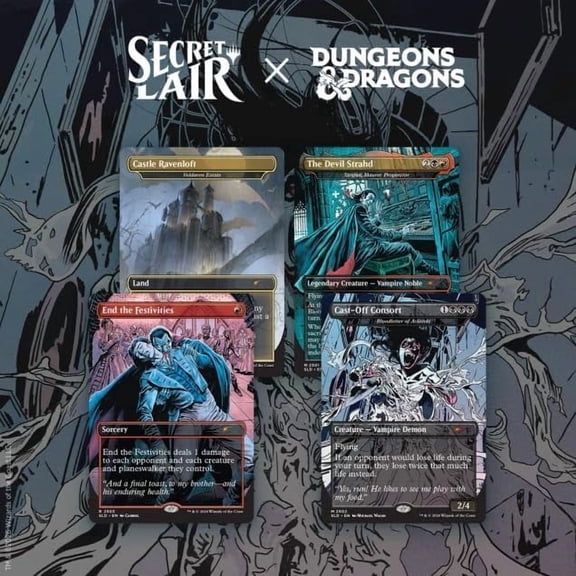 Magic: The Gathering Secret Lair x Dungeons & Dragons: Strahd's Descent Non-Foil Edition