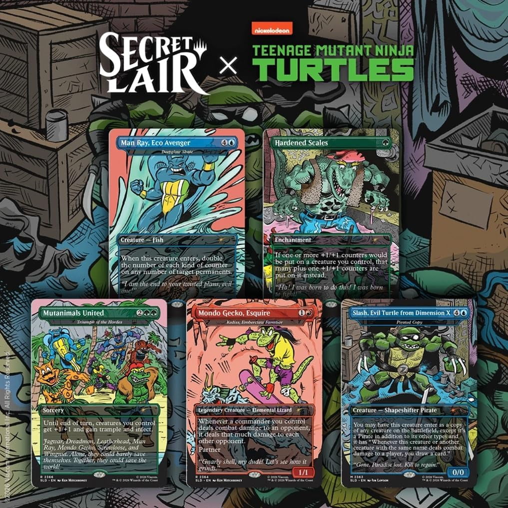 Magic: The Gathering Secret Lair x Teenage Mutant Ninja Turtles
