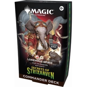 Magic: The Gathering Secrets of Strixhaven Commander Deck - Lorehold Spirit (100-Card Deck, Deck Box + Accessories)