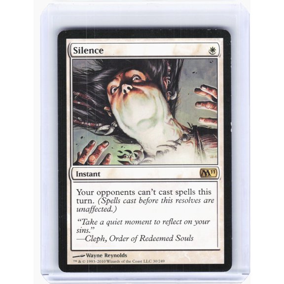 Magic: The Gathering Silence #30 Magic 2011 Rare Nonfoil English MP Wizards of the Coast