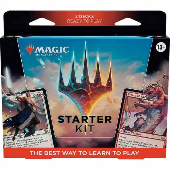 Magic The Gathering 2023 Starter Kit - Learn to Play with 2 Ready-to-Play Decks + 2 Codes to Play Online (2-Player Fantasy Card Game)