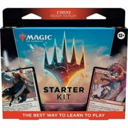 Magic The Gathering 2023 Starter Kit - Learn to Play with 2 Ready-to-Play Decks + 2 Codes to Play Online 2-Player Fantasy Card Game