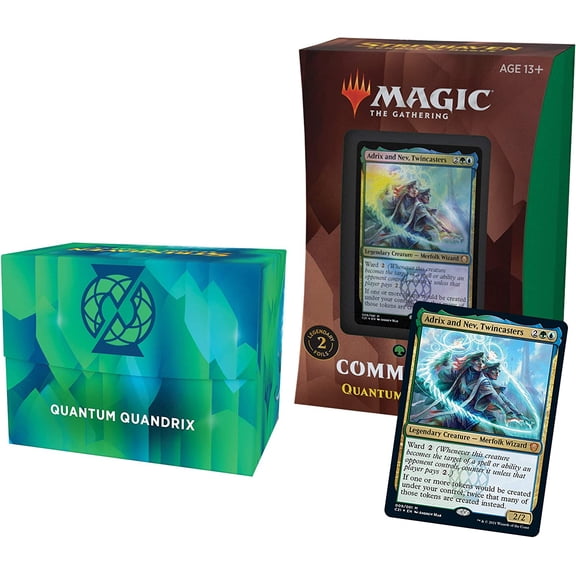 Magic The Gathering Strixhaven Commander Deck Quantum Quandrix (Blue-Green)