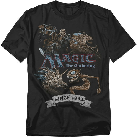 Magic The Gathering T-Shirt Four Pack Retro Unisex Graphic Tee for Men & Women