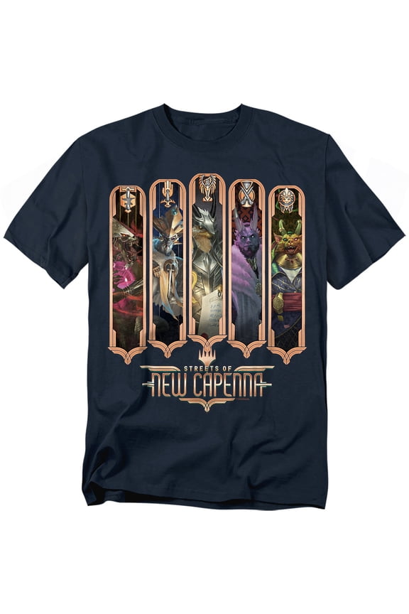 Magic The Gathering T-Shirt The Five Houses Unisex Graphic Tee for Men & Women