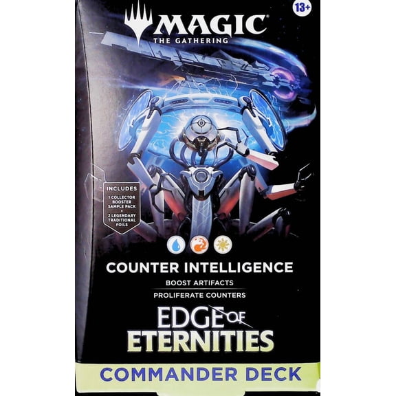 Magic The Gathering TCG: Edge of Eternities Counter Intelligence Factory Sealed Commander Deck