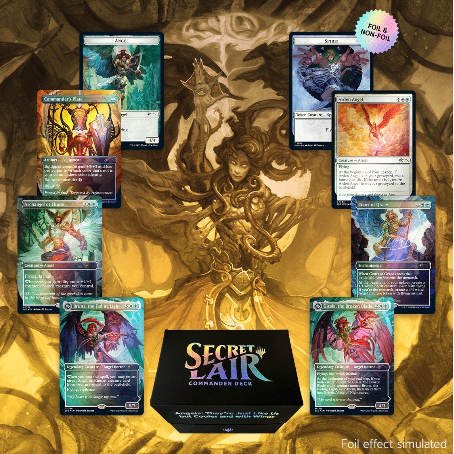 MTG: Secret Lair - Angels: Just Like Us - Foil Edition [Card