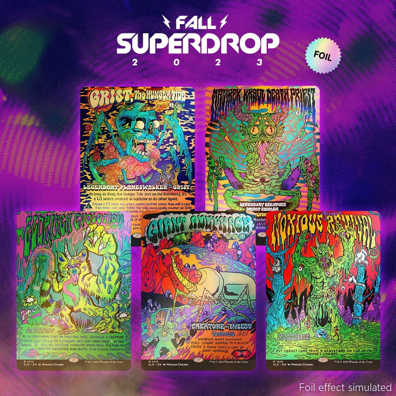 マジック：ザ・ギャザリング MTG Secret Lair Buggin' Out Magic: The Gathering, Secret Lair Buggin' Out Foil Edition, Foil
