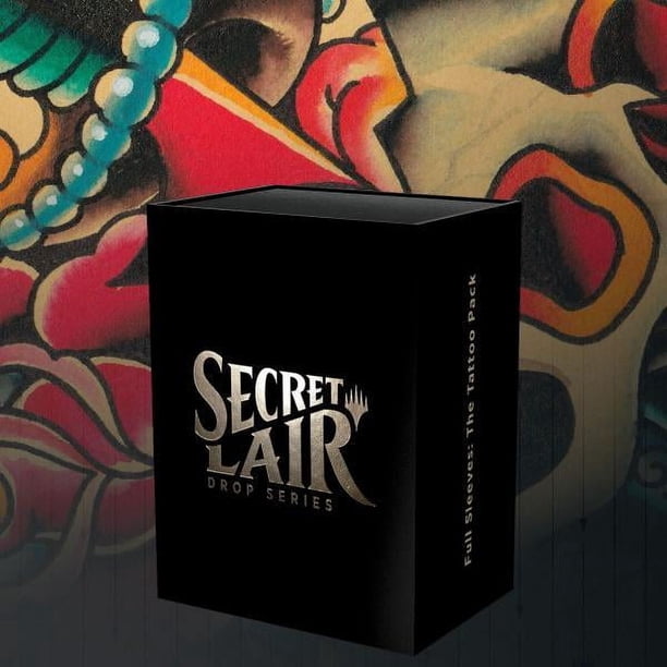 secret lair card sleeves Magic MTG Arena February Superdrop Sleeves Secret Lair Code