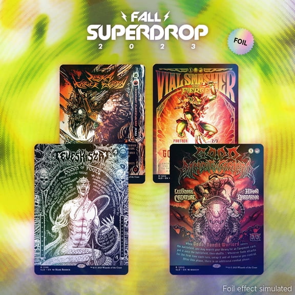 Magic The Gathering TCG - Secret Lair Fall Superdrop 2023 - Keep Partying, Shred Harder Than You Previously Thought Possible Foil Edition [Card Game, 2 Players]