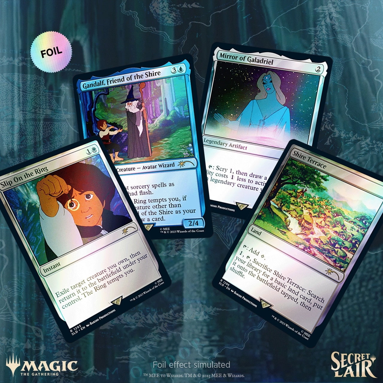 Magic: The Gathering TCG - Secret Lair - More Adventures in Middle-earth Foil Edition [Card Game, 2 Players]