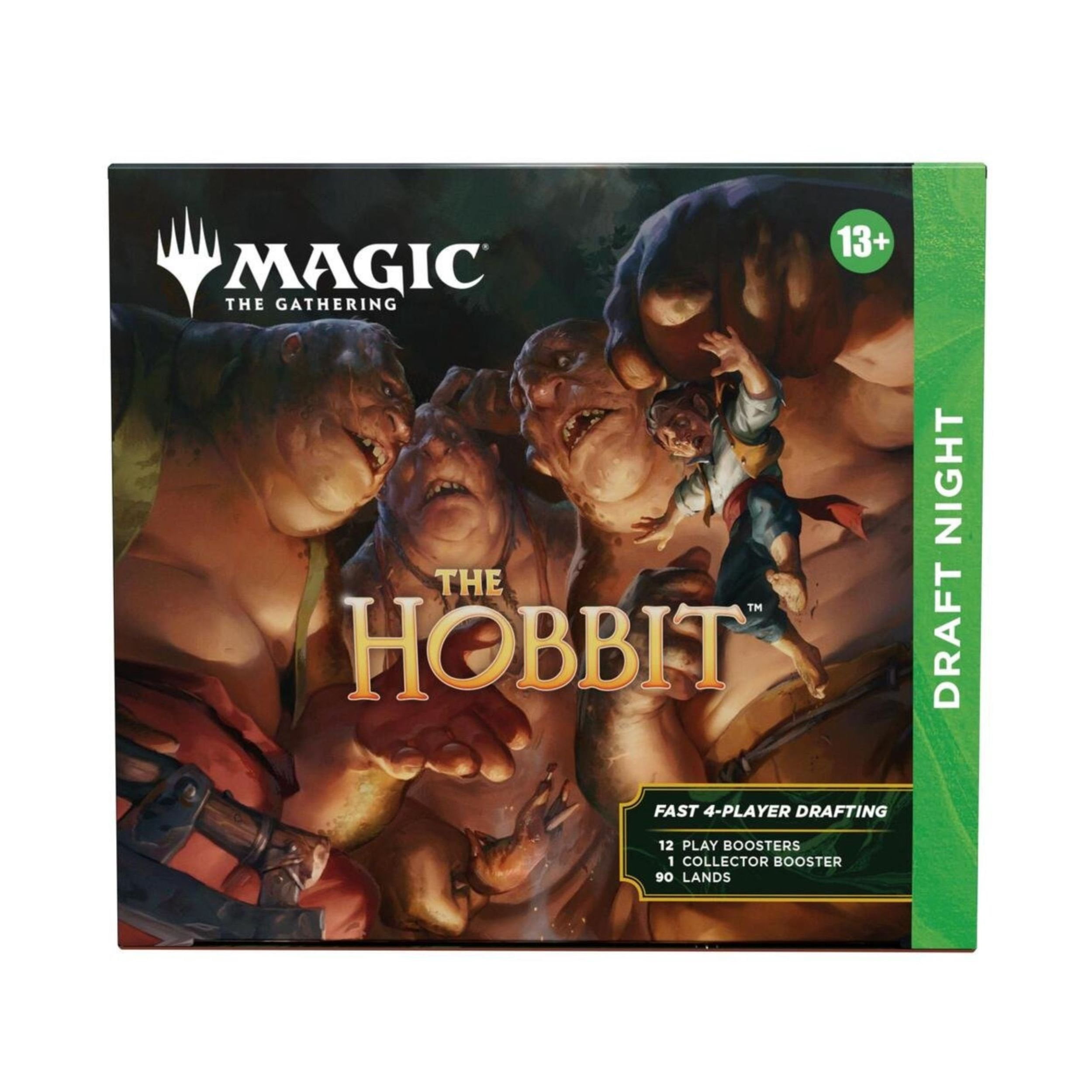 Magic: The Gathering The Hobbit Draft Night Box Set with 12 Play Boosters and Collector Booster